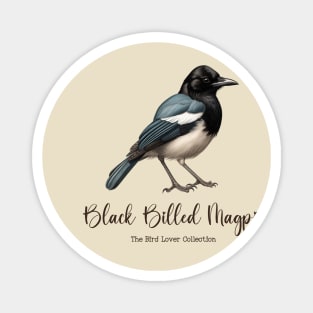 Black-Billed Magpie - The Bird Lover Collection Magnet